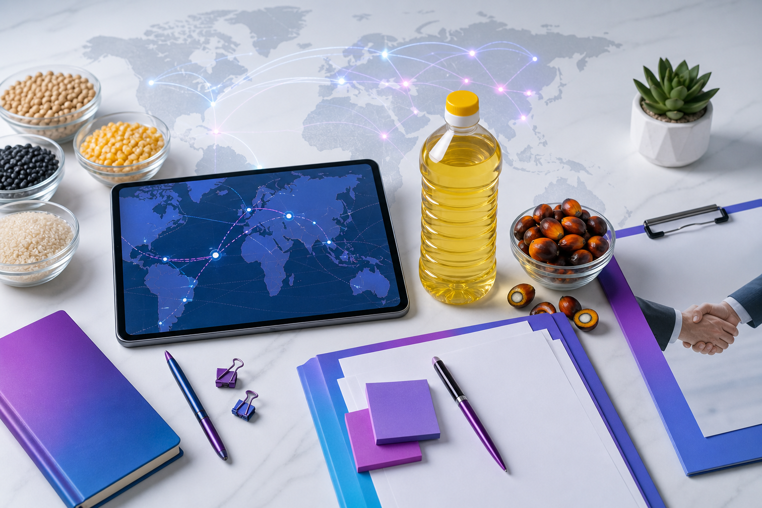 Commodity order planning and supply coordination